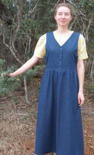 the denim jumper with the gathered skirt above does not show the 