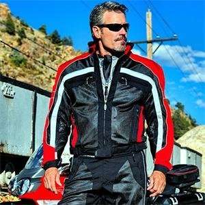  Olympia Airglide 3 Mesh Tech Jacket   X Large/Black/Red 