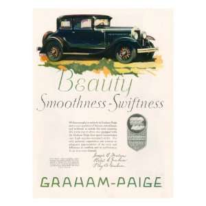  Graham Paige, Magazine Advertisement, USA, 1929 Stretched 