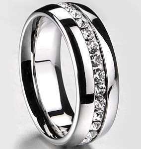  mens or ladies MENS WOMENS SIMULATED DIAMOND ETERNITY RING wedding 