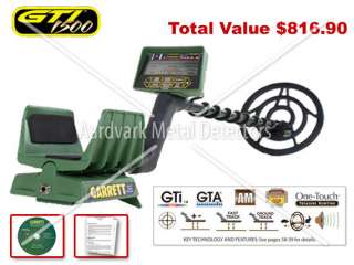Garrett GTI 1500 Metal Detector 786156001343  