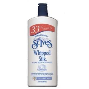 St. Ives Whipped Silk Intense Body Moisturizer for Extra Dry Skin 24 