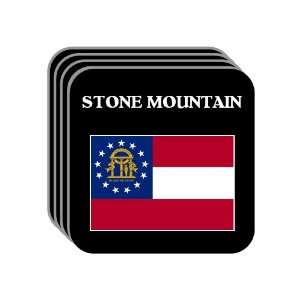  US State Flag   STONE MOUNTAIN, Georgia (GA) Set of 4 Mini 