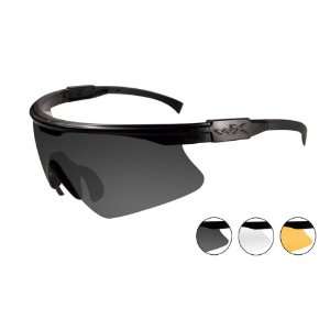 WILEY X PT 1 Sunglasses, Smoke Grey/Clear/Light Rust Lens 