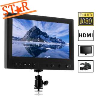 Inch On Camera HD DSLR Monitor(1080P, HDMI, VGA, 10h)  