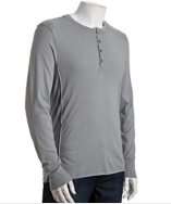Rogue monument grey cotton jersey long sleeve henley style# 316695802