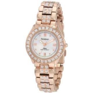 Armitron Womens 753689MPRG NOW Swarovski Crystal Accented Rose gold 
