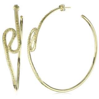 Sheila Fajl 18k Gold Plated Earrings   designer shoes, handbags 