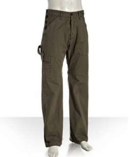 Dsquared2 military green cotton cargo pants  