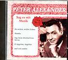 Peter Alexander   Sag Es Mit Musik   14 Track CD