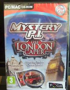 MYSTERY P I LONDON CAPER ( PC GAME ) NEW XP VISTA ***  