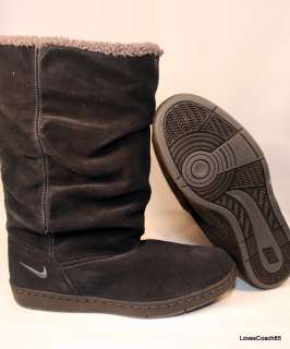 Nike Sneaker Hoodie Black/Dark Grey Womens Size 7 NIB 366449 001 