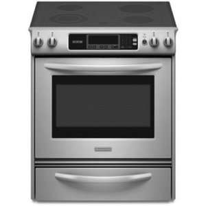  Kitchenaid KESK901SSS Thermal Oven Glass Cooktop Front 