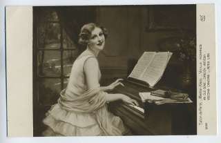 art Martin KAVEL old Piano Music 1900s postcard Salon  