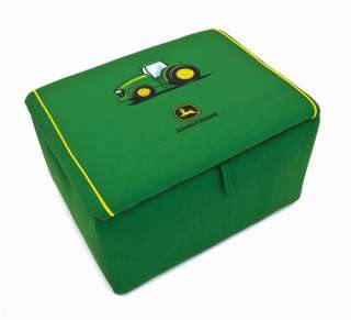 Kids ~ CHILDRENS STORAGE BOX~ JOHN DEERE ~ Green Toy Box~ 1400  