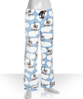 PJ Salvage blue cotton flannel Pigs Fly pajama pants   up to 
