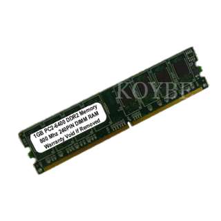 1GB PC6400 DDR2 800 MHz LOW DENSITY MEMORY RAM DESKTOP  