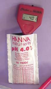   that come in capsules to calibrate your Hanna pH meter