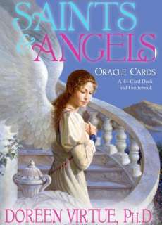 SAINTS & ANGELS ORACLE 44 CARDS+GUIDEBOOK DOREEN VIRTUE  