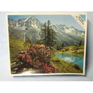  Whitman 1200 Piece Jigsaw Puzzle Titled, Arolla Valley 