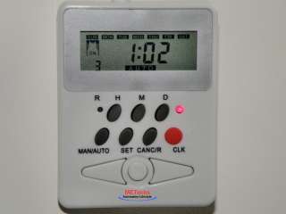 Programmable week day Timer for motorized blind rod  