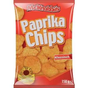 Mr.Knabbits Paprika (Red Pepper) Chips 150g  Grocery 