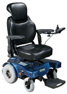   BL701 Sunfire General RWD Power Wheelchair w/ Capt Seat   Blue  