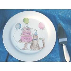  Birthday Cake Plate With Server