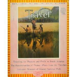  1918 Cover Travel Native American Indians Glacier Park 