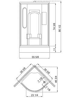 Dreamline Niagara Jetted & Steam Shower SHJC 2140406 01  