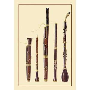  Dolciano Oboe da Caccia Oboe Basset Horn and Bassoon 28x42 