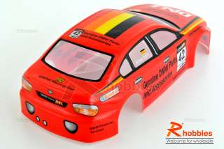 18 BMW 320si Analog Painted RC Car Body (Red)  