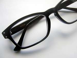 MARTIN Hornrim Reading Glasses 1.00 Black Mad Men Nerd Retro Eyeglass 