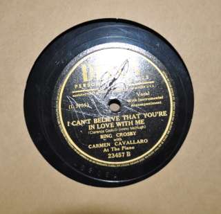 Vintage Bing Crosby 6 Record Album Set Decca  