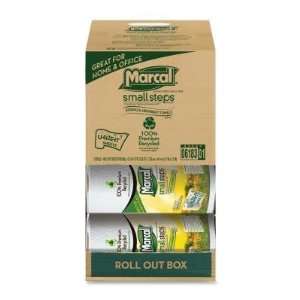 Marcal 6183 Small Steps U Size It Giant Paper Towel Roll, 2 Ply 100% 