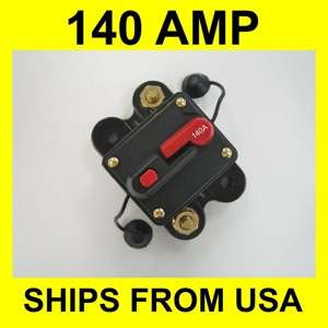 Circuit Breaker 140 AMP Car Audio Amplifier Inline Fuse  