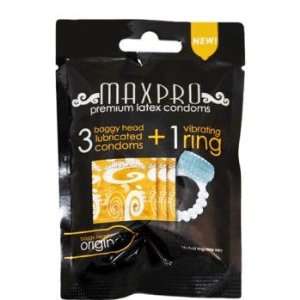  3 original condoms + 1 Vibrating Ring Case Pack 25 Beauty