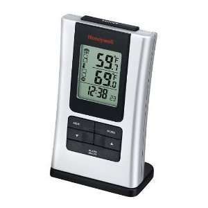   Indoor/Outdoor Thermometer with Alarm Clock Patio, Lawn & Garden