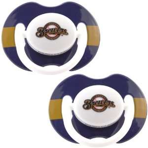  Milwaukee Brewers 2 Pack Pacifiers