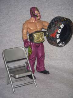 WWE Rey Mysterio Ruthless A.& Accessory Wheel,Chair etc  