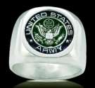 US ARMY SOLID SILVER RING Size 11 NEW More Avail.  