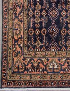 carpets 3 5 x13 11 blue antique persian malayer runner rug click image 
