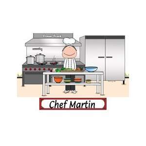  Personalized Chef Cartoon Picture Gift