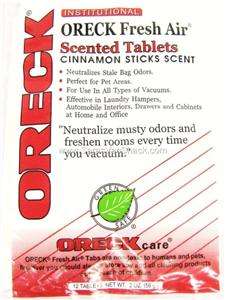 24 Oreck Fresh Air Tab Vacuum Scent Tablets for Kirby  