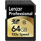 Lexar Media LSD64GCRBNA133 64GB SDXC Card 133X C10 RB