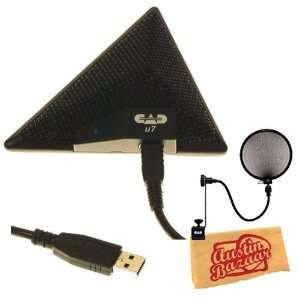  Microphone Bundle with Pop Filter and Polishing Cloth Musical