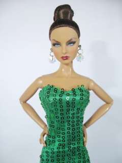 Candi Silkstone Barbie Fashion Royalty Oscar Dress Gown  