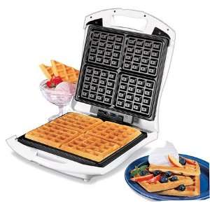   PS   4 Slice Belgian Waffle Baker by Proctor Silex: Kitchen & Dining
