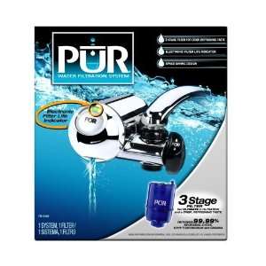  PUR 3 Stage Faucet Mount   Horizontal (Chrome): Home 