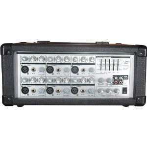  6 Channel Powered PA Mixer/Amplifier Musical Instruments
